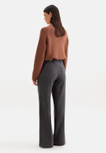 Gerade Hose aus Wolle in Grau |  Seidensticker Onlineshop