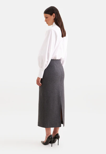 Jacquard Pencilskirt in Grau |  Seidensticker Onlineshop