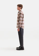 Regular Flannel shirt Check in Braun |  Seidensticker Onlineshop