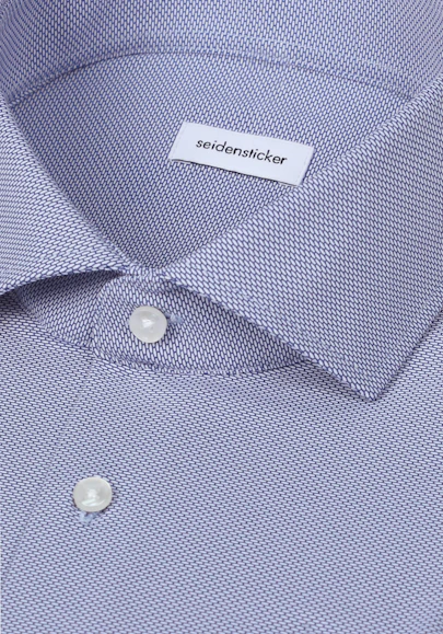 Regular Chemise Performance Structure in Bleu Moyen | Seidensticker Onlineshop