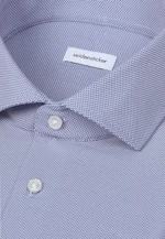 Regular Performance-Hemd Struktur in Mittelblau |  Seidensticker Onlineshop
