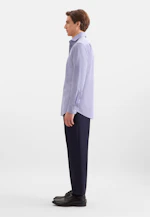Regular Performance shirt Structure in Mittelblau |  Seidensticker Onlineshop