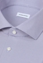 Regular Performance shirt Structure in Mittelblau |  Seidensticker Onlineshop