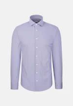 Regular Performance shirt Structure in Mittelblau |  Seidensticker Onlineshop
