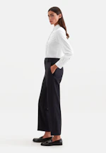 Hemdbluse regular fit aus Jersey in Weiß |  Seidensticker Onlineshop