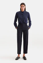 Hemdbluse regular fit aus Jersey in Dunkelblau |  Seidensticker Onlineshop