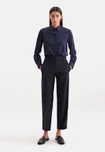 Hemdbluse regular fit aus Jersey in Dunkelblau |  Seidensticker Onlineshop