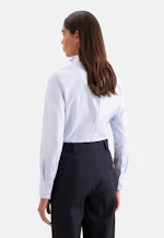 Kelchkragenbluse Uni in Hellblau |  Seidensticker Onlineshop