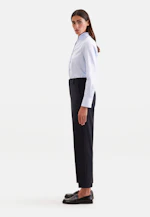 Kelchkragenbluse Uni in Hellblau |  Seidensticker Onlineshop
