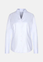 Kelchkragenbluse Uni in Hellblau |  Seidensticker Onlineshop