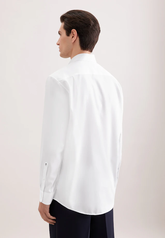 Regular Business shirt Uni in Weiß |  Seidensticker Onlineshop