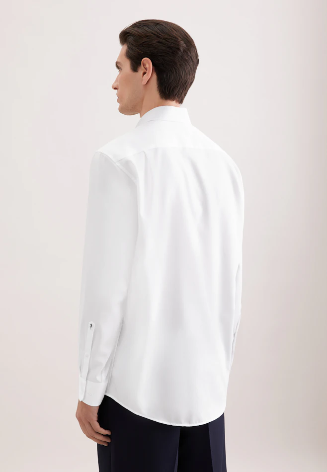 Regular Business shirt Uni in Weiß | Seidensticker online shop