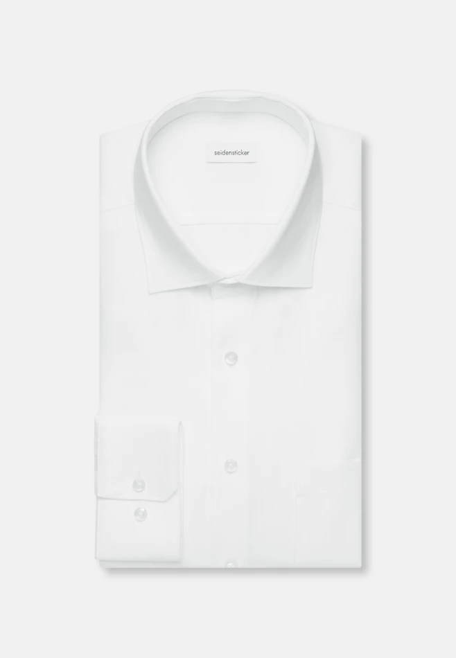 Regular Business Hemd Uni in Weiß | Seidensticker Onlineshop