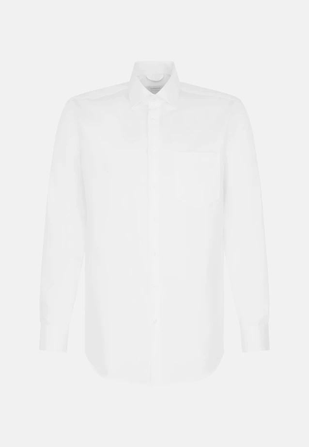 Regular Business shirt Uni in Weiß |  Seidensticker Onlineshop