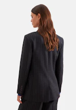 Zweireihiger Blazer mit Pattentaschen aus Flanell in Grau |  Seidensticker Onlineshop
