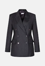 Zweireihiger Blazer mit Pattentaschen aus Flanell in Grau |  Seidensticker Onlineshop
