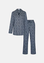 Regular Pyjama Druck in Dunkelblau |  Seidensticker Onlineshop
