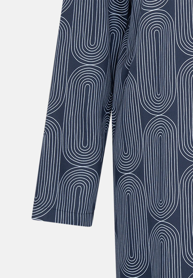 Regular Pyjama Druck in Dunkelblau |  Seidensticker Onlineshop