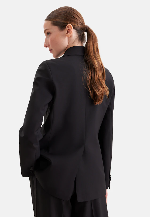 Blazer deux boutons avec poches à rabat in Noir |  Seidensticker Onlineshop