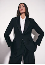 Blazer deux boutons avec poches à rabat in Noir |  Seidensticker Onlineshop