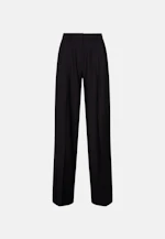 Pleated Wool Blend Trousers in Schwarz |  Seidensticker Onlineshop