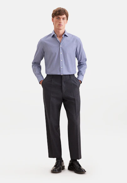 Regular Chino Uni in Grau |  Seidensticker Onlineshop