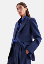 Blazer deux boutons avec poches à rabat in Bleu Moyen |  Seidensticker Onlineshop