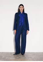 Zweiknopf Blazer mit Pattentaschen aus Wolle in Mittelblau |  Seidensticker Onlineshop