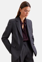 Zweiknopf Blazer mit Pattentaschen aus Wolle in Grau |  Seidensticker Onlineshop
