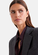 Zweiknopf Blazer mit Pattentaschen aus Wolle in Grau |  Seidensticker Onlineshop