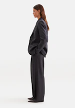 Zweiknopf Blazer mit Pattentaschen aus Wolle in Grau |  Seidensticker Onlineshop