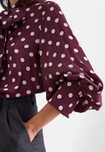 Boxy Bluse mit angesetzter Schluppe in Rot |  Seidensticker Onlineshop