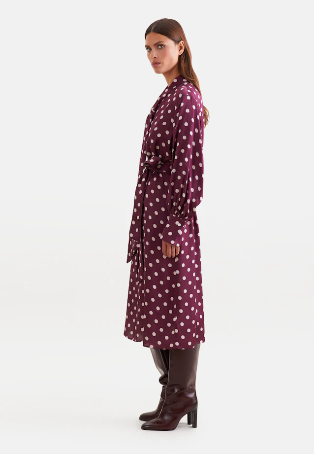 Boxy dress with attached bow tie in Rot |  Seidensticker Onlineshop