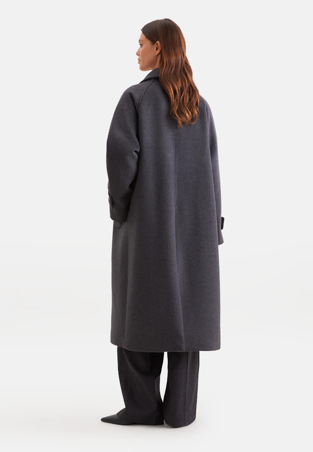 Wool mix  carcoat in Grey |  Seidensticker Onlineshop