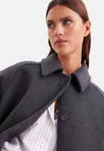 Wool mix  carcoat in Grey |  Seidensticker Onlineshop