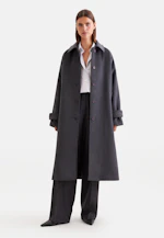 Wool mix  carcoat in Grey |  Seidensticker Onlineshop