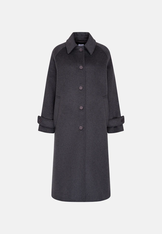 Wool mix  carcoat in Grey |  Seidensticker Onlineshop