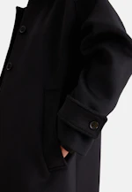Wool mix  carcoat in Schwarz |  Seidensticker Onlineshop