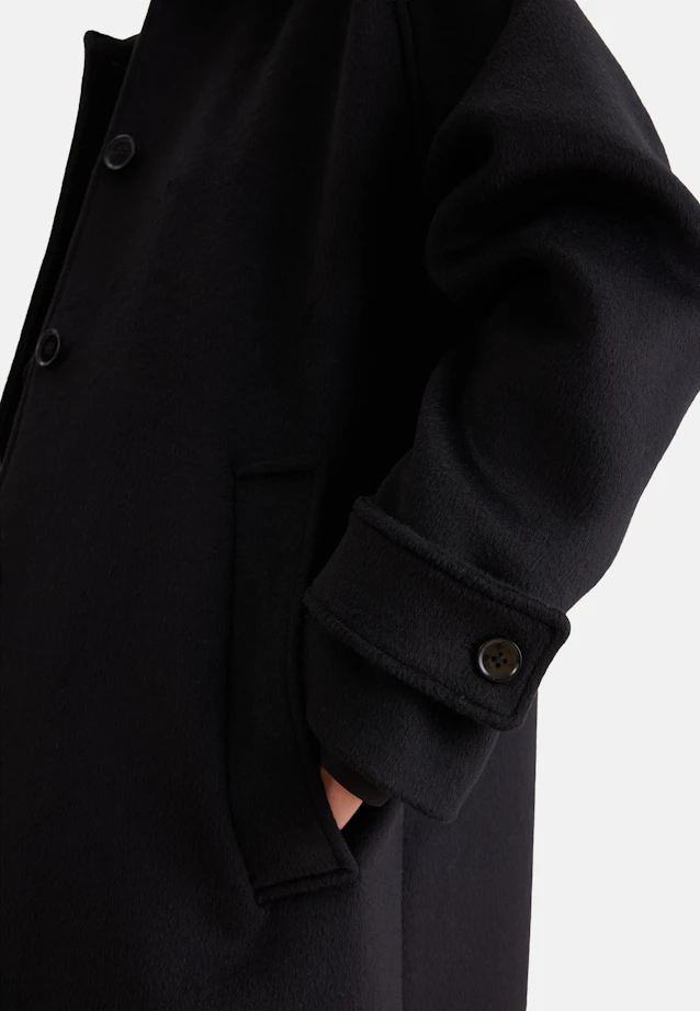 Carcoat aus Wollmix in Schwarz |  Seidensticker Onlineshop