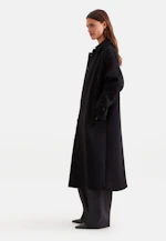 Wool mix  carcoat in Schwarz |  Seidensticker Onlineshop