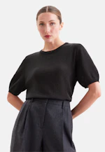 Regular Sweater Uni in Schwarz |  Seidensticker Onlineshop