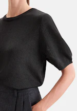 Regular Sweater Uni in Schwarz |  Seidensticker Onlineshop