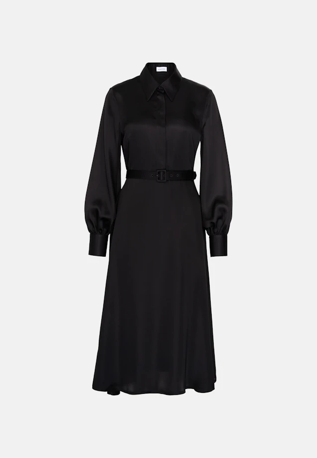 Kleid Uni in Schwarz |  Seidensticker Onlineshop