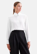 Hemdbluse aus reiner Seide in Weiß |  Seidensticker Onlineshop