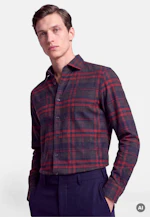 Regular Flanellhemd Karo in Rot |  Seidensticker Onlineshop