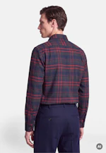 Regular Flannel shirt Check in Rot |  Seidensticker Onlineshop