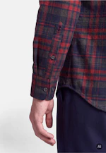 Regular Flannel shirt Check in Rot |  Seidensticker Onlineshop