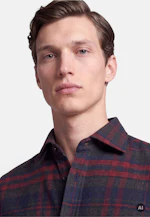 Regular Flannel shirt Check in Rot |  Seidensticker Onlineshop