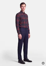 Regular Flanellhemd Karo in Rot |  Seidensticker Onlineshop