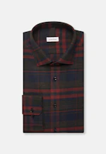 Regular Chemise en flanelle carreaux in Rouge |  Seidensticker Onlineshop